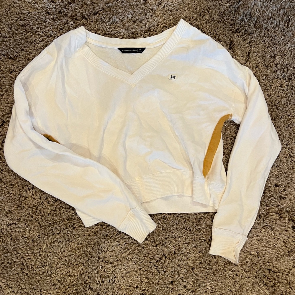 abercrombie cream sweater
